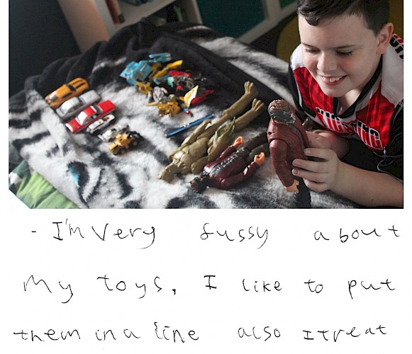 Tidy toys, Tidy mind from my Project 'Reggie' about my nephew with Autism