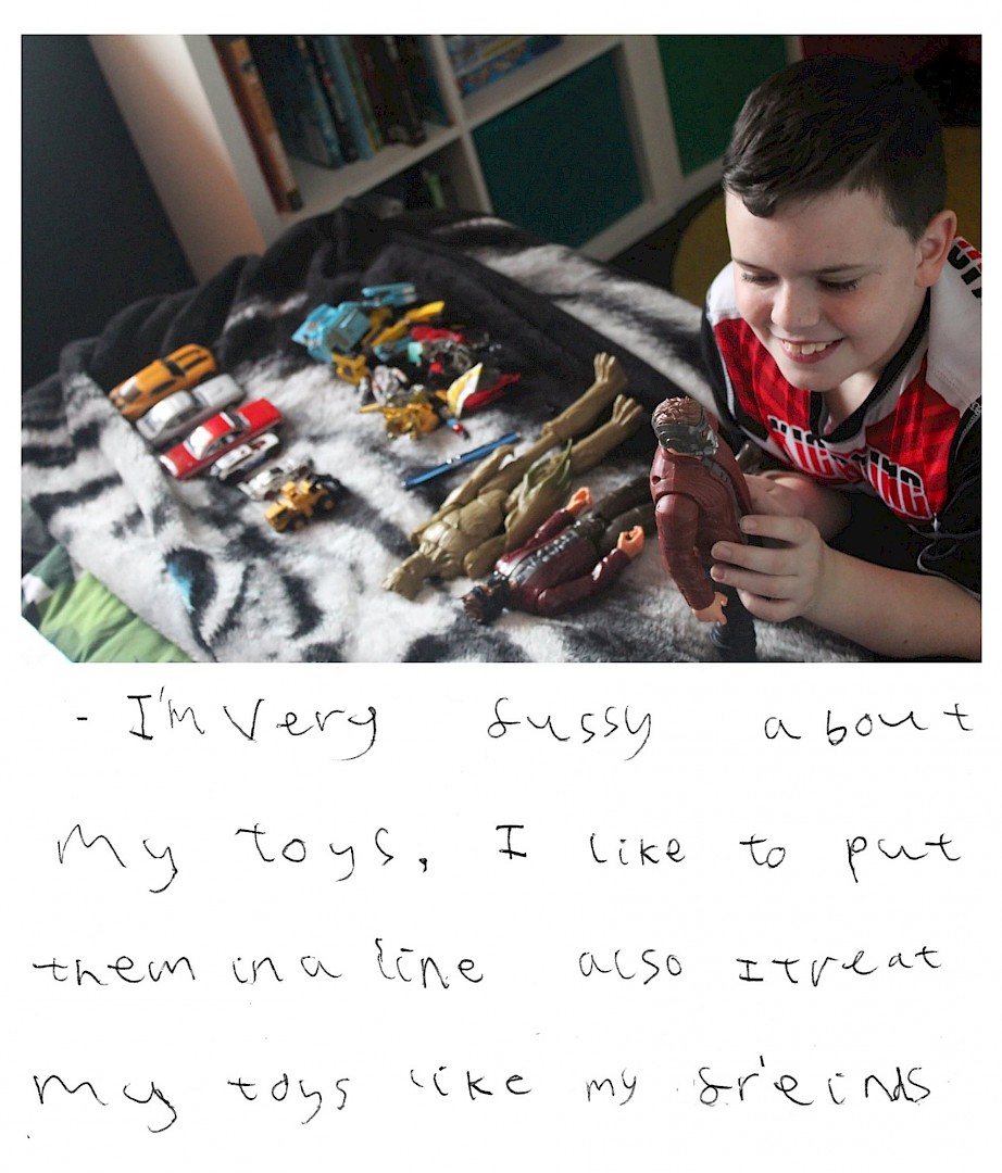 Tidy toys, Tidy mind from my Project 'Reggie' about my nephew with Autism