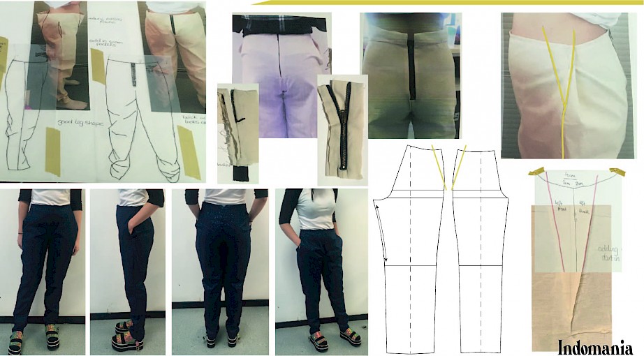 Trouser development and final product